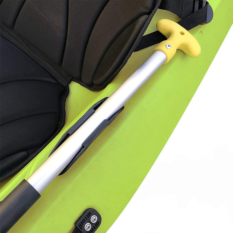 Housedeco Kayak Paddle Holder Clips(Including Screws),Deck Mounted Universal Kayak Paddle Clip & Fishing Net Clip 2Pcs Black - BeesActive Australia