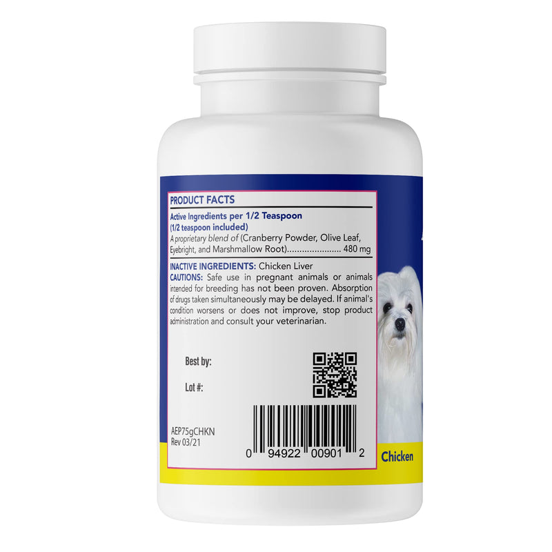 Angels’ Eyes PLUS Tear Stain Prevention Chicken Powder for Dogs and cats | For All Breeds | No Wheat No Corn | Daily Support for Eye Health | Proprietary Formula - BeesActive Australia