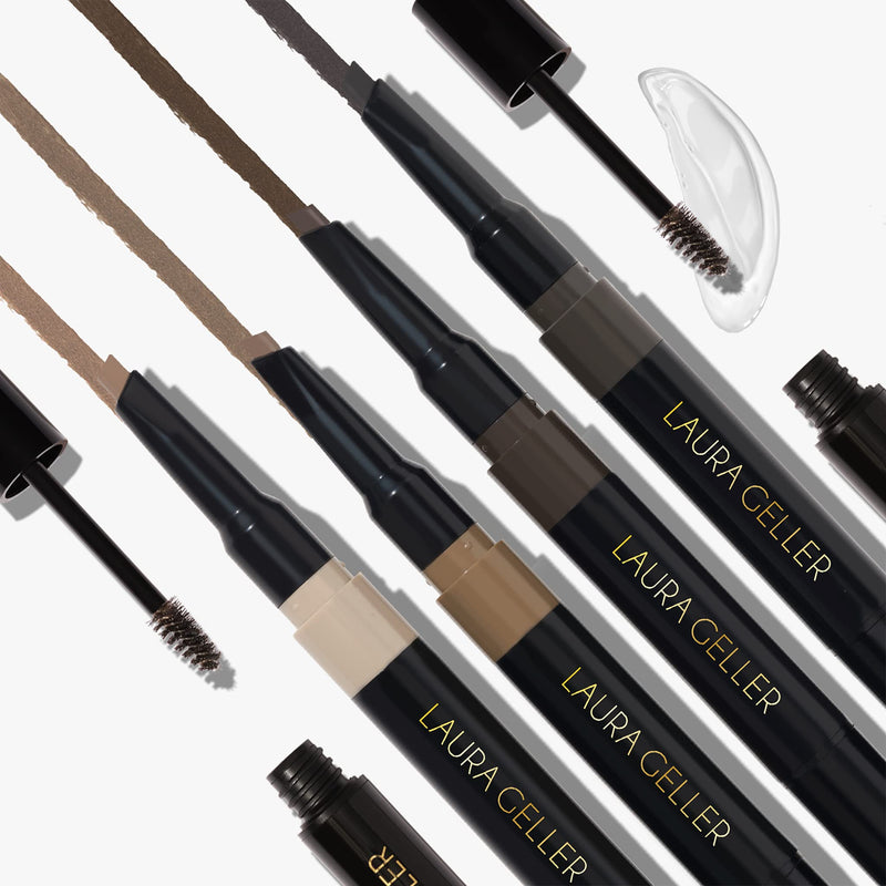 LAURA GELLER NEW YORK Sculpt-n-Stay Waterproof Brow Pencil & Gel- Taupe - BeesActive Australia