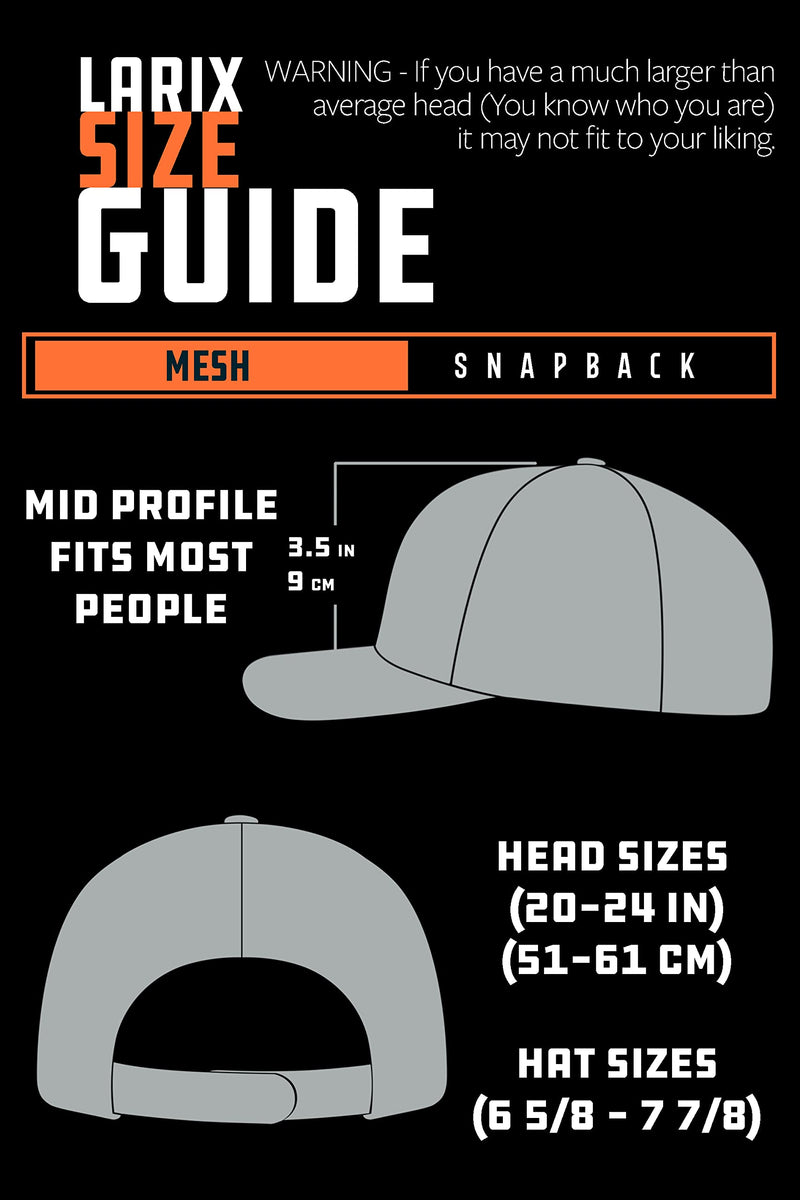 LARIX Trucker Hat, Wild Moon, Hat Liner Included (Heather Gray Black Hat) Black, Graphite Gray - BeesActive Australia