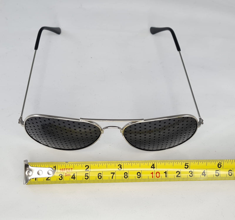 Malabsy� 2 Pack Stylish Pinhole Glasses for Improving Vision Black Unisex Eyesight Strengthening Correcting - BeesActive Australia
