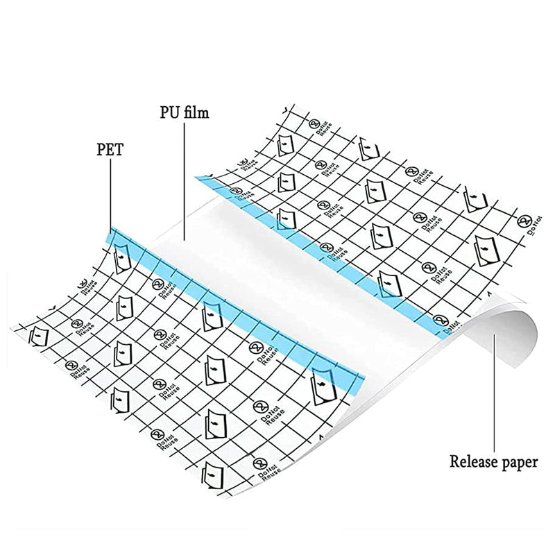 Waterproof Bandages Transparent Film Dressing, Second Skin Healing Protective, Clear Adhesive Bandages Shower Shield Dressing Tape for Tattoos Aftercare Swimming(6 Inch x 2 Yard) 6 Inch x 2 Yard - BeesActive Australia