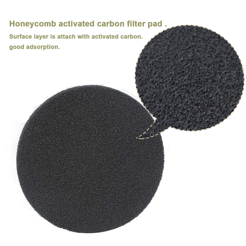 Fx4 Carbon Filter Pads Compatible with Fluval FX4 / FX5 / FX6 Canister Filter,Replacement Carbon Impregnated Foam Pads Pack of 6 - BeesActive Australia