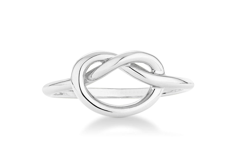 Miabella 925 Sterling Silver or 18Kt Yellow Gold Over Silver Knot Ring for Women Teens Girls Made in Italy 8 - BeesActive Australia