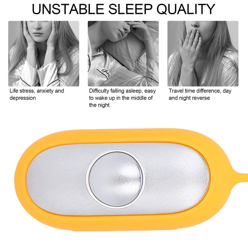 Calm Palm Sleep Aid, Holding Sleep Aid Instrument Usb Charging Sleep Aid Device, Chill Pill Device Microcurrent Sleep Aids For Insomnia, Sleeping Aids Device For Adults Stress Relief(Yellow) Yellow - BeesActive Australia