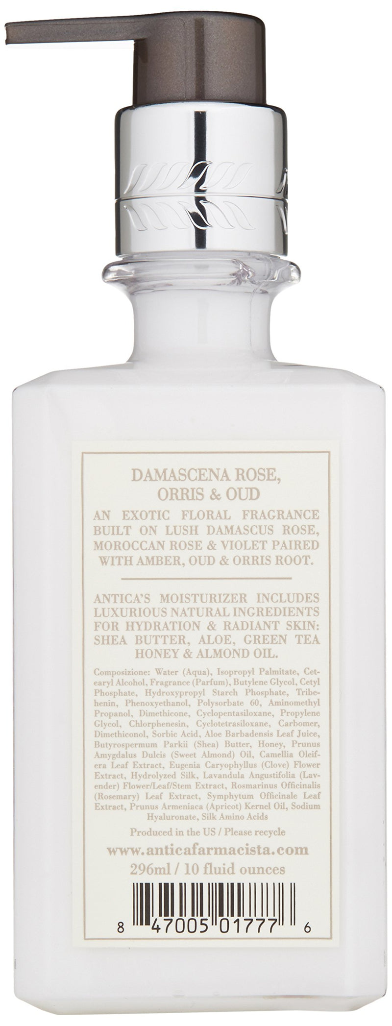 Antica Farmacista Damascena Rose, Orris and Oud Body Moisturizer, 10 Fl Oz - BeesActive Australia