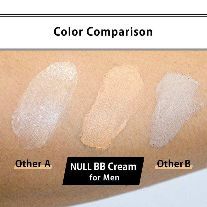 [Matte Finish] NULL mens BB Cream, Mens concealer, Tinted Moisturizer broad spectrum SPF30 PA++, CC cream, Revitalising Nourishing Tone Up Cream, Natural Cover, Ochre 0.7oz Made in Japan - BeesActive Australia