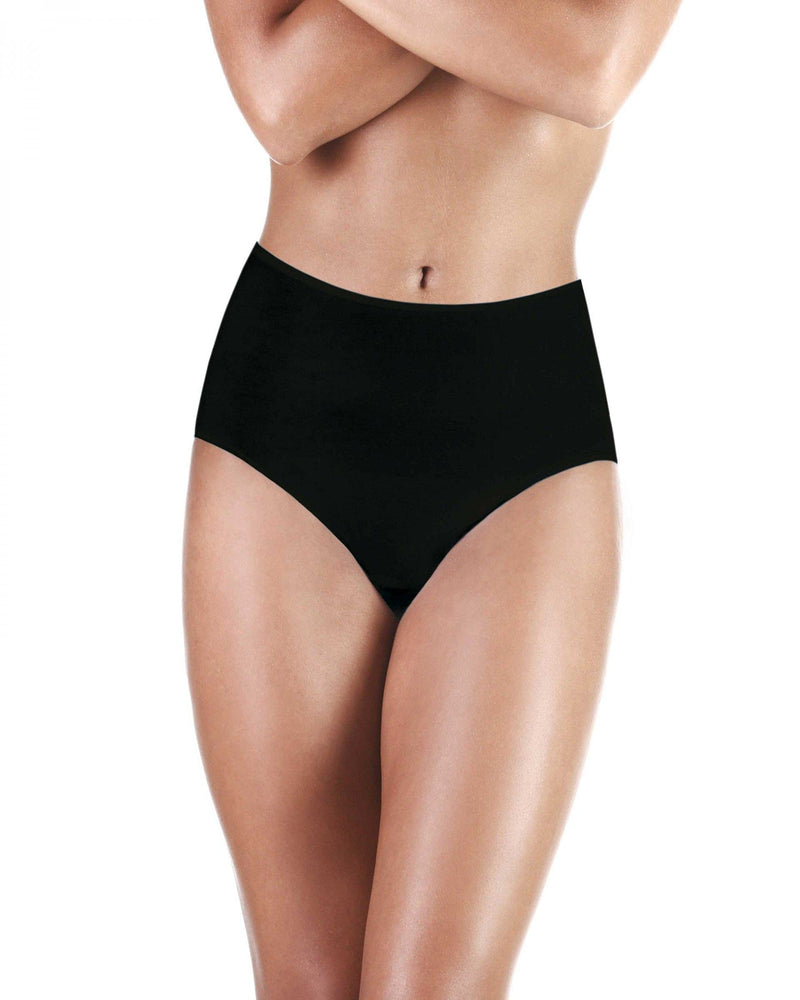 PROTECHDRY Washable Urinary Incontinence Cotton Maxi Pant Underwear with Front Absorbent Area (Black, L) Black L (Pack of 1) - BeesActive Australia