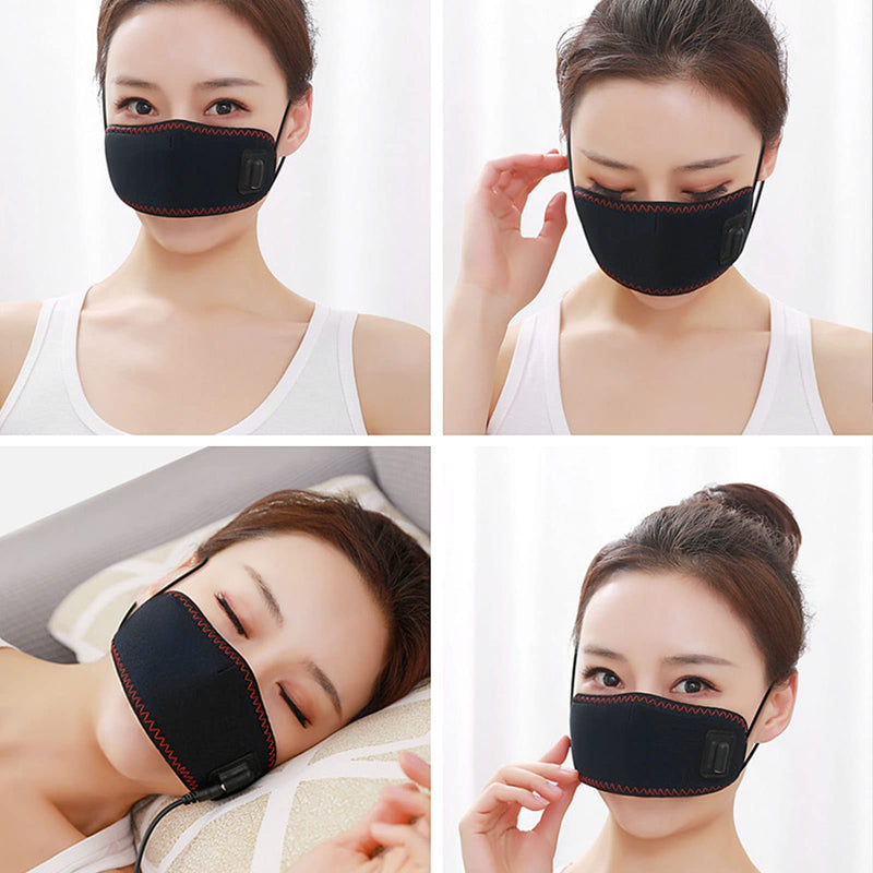 Fyearfly Heated Nose Cover, Nose Warmer Hot Compress 3 Gears Timing Prevent Snoring Allergic Washable Nose Heating Cover - BeesActive Australia