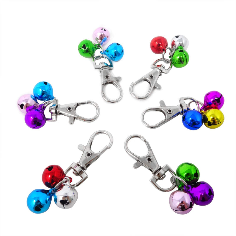 HONBAY 6PCS Dog Bell Training Charm Pendants for Pet Necklace Collar - BeesActive Australia