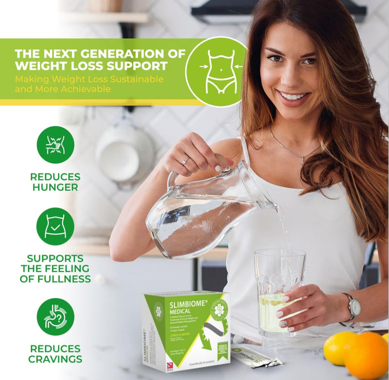 SlimBiome® Medical, Nutritional Supplement, High Strength, Vegan, 5g per Serving, 30 Sachets - BeesActive Australia
