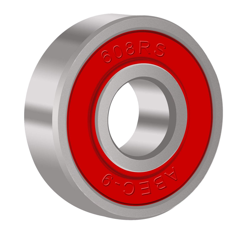 BESIY Bearings for Skateboards, Longboards, Inline Skates, Roller Skates, Spinners, Double Shielded,8x22x7 Miniature Ball Bearings, 608, ABEC-9(Pack of 8) - BeesActive Australia