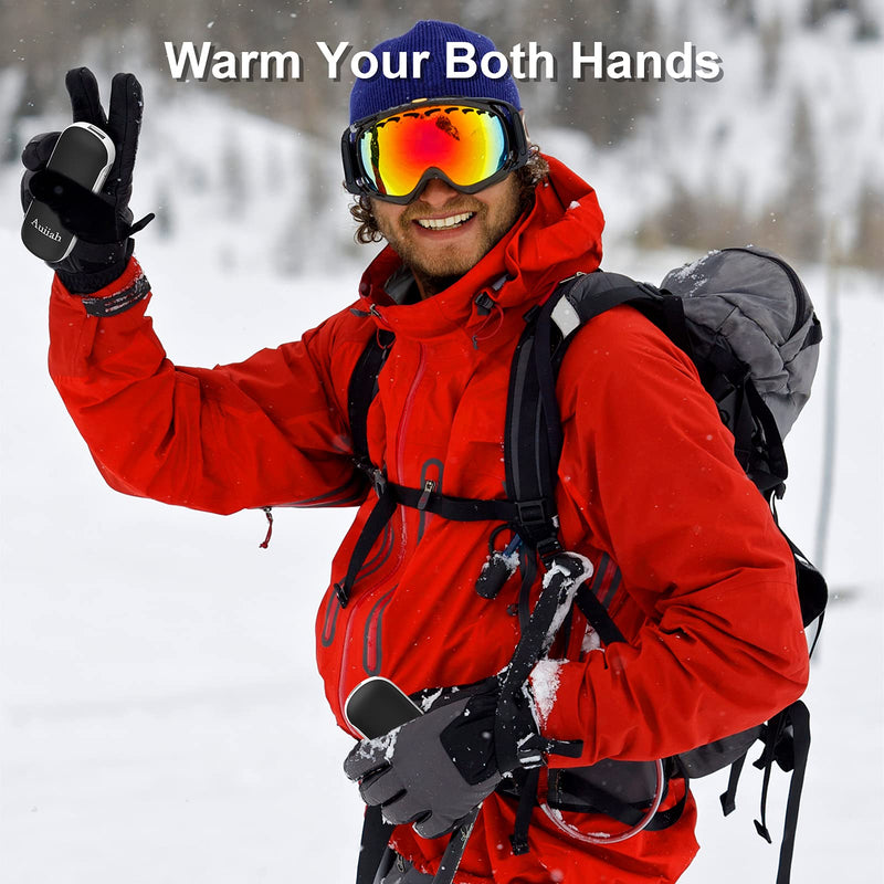 Hand Warmers Rechargeable 2 Pack, 5000mAh Electric Hand Warmer Power Bank, Portable USB Reusable Pocket Handwarmers, Heat Therapy Great for Outdoor Camping Golf Raynauds, Gifts for Women, Men - BeesActive Australia