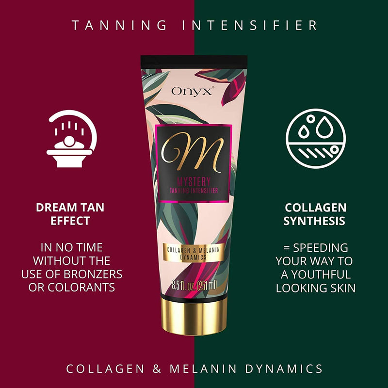 Onyx Mystery - Advanced Tanning Lotion – Melanin and Collagen Boost - Accelerator and Intensifier with Energizing Minerals - BeesActive Australia