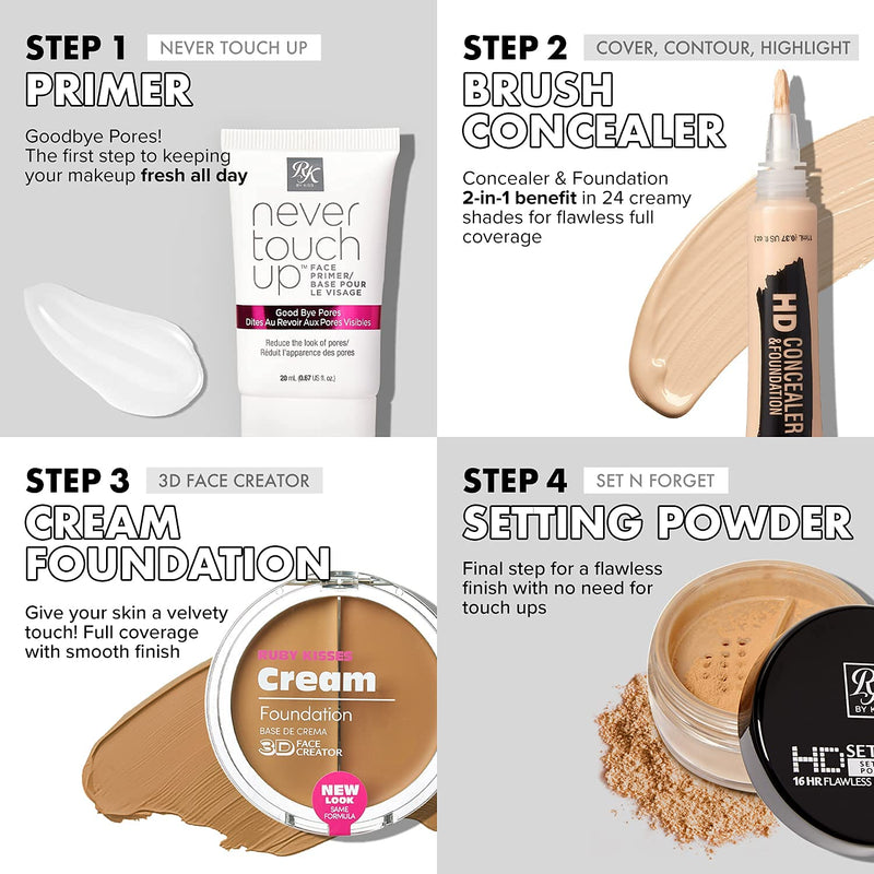 RUBY KISSES HD SET n' FORGET SETTING POWDER 16HR (Earth) Earth - BeesActive Australia