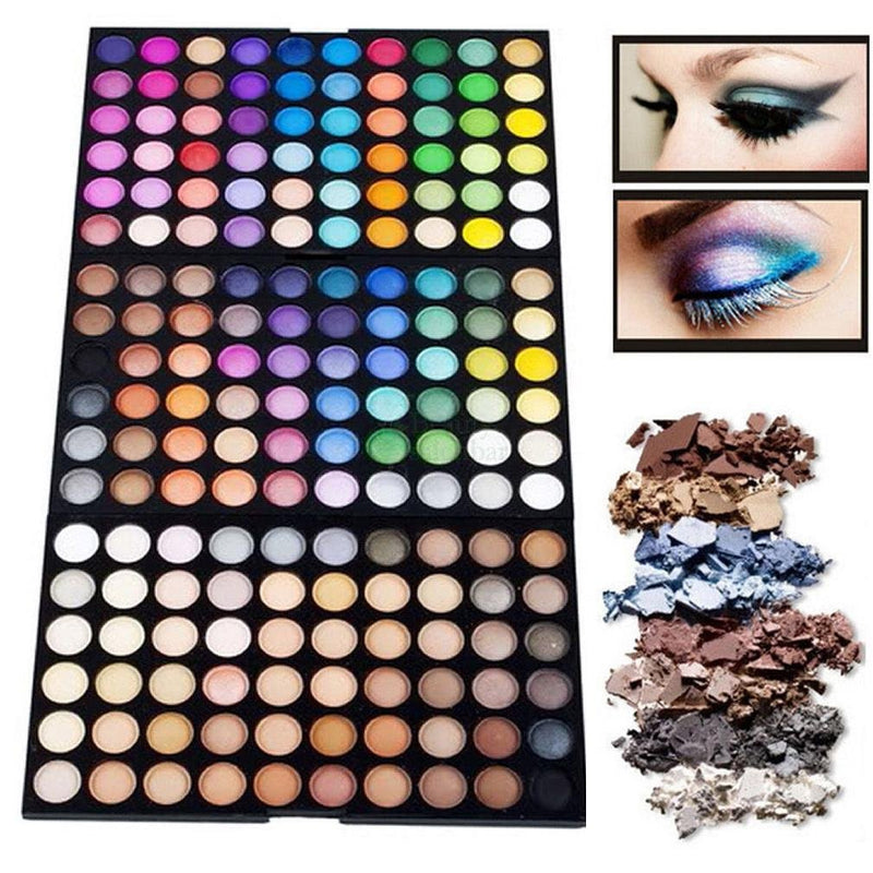 180 Full Colors Professional Makeup Eyeshadow Palette Makeup Eye Shadow - BeesActive Australia