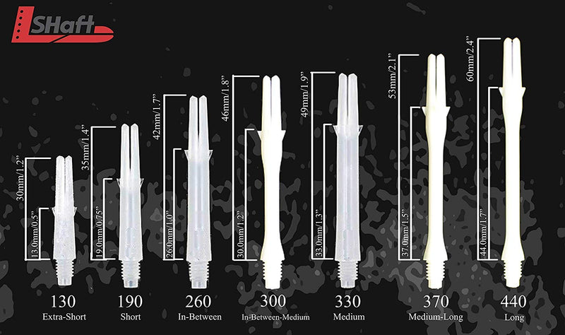 LSTYLE Dart Shafts: 2BA Standard Thread Nylon Stems - Champagne Rings Included 440 Haruki Blue - BeesActive Australia