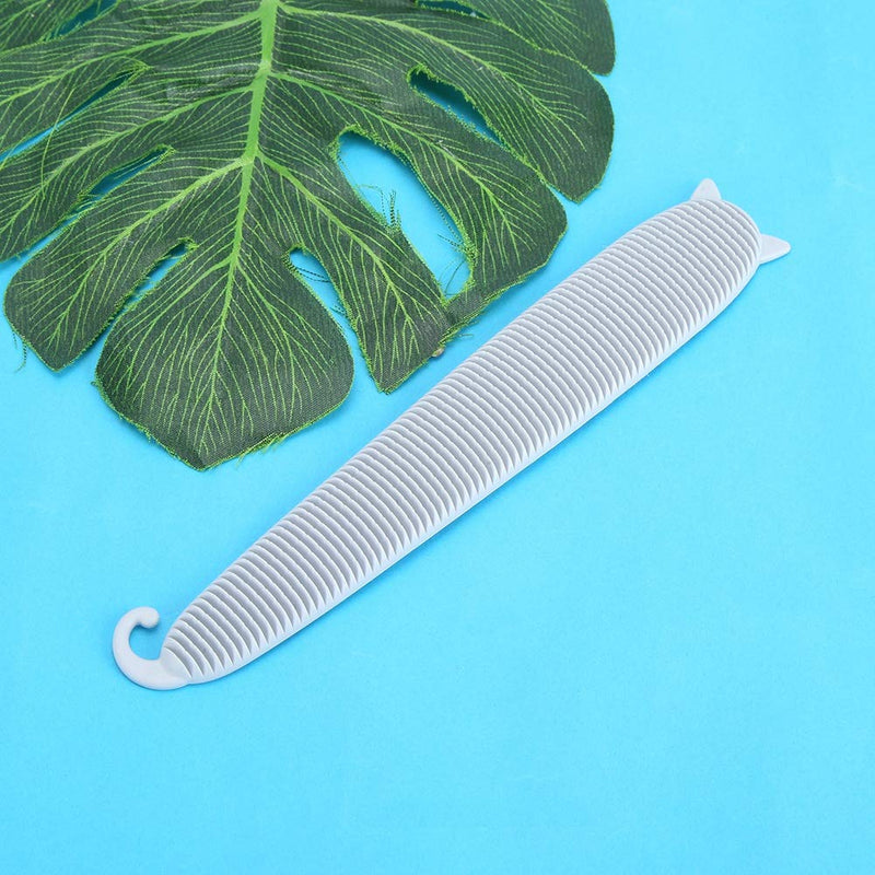 QiaNgshuAikj Pet Massage Comb, ABS Pet Cat Hair Tongue Comb Clean Massage Experience Grooming Tool Supply, for Long Short Haired Dogs and Cats(Gray) - BeesActive Australia