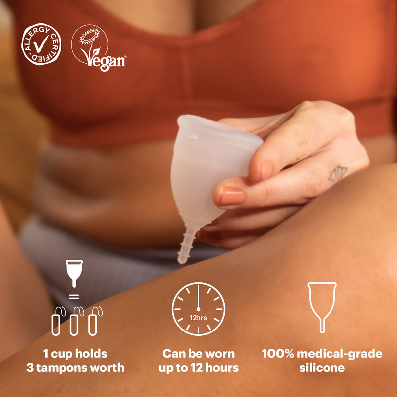 AllMatters Menstrual Cup (Formerly OrganiCup) Size A, for Those Who Haven’t Given Birth Vaginally. Award Winning Period Cup - BeesActive Australia