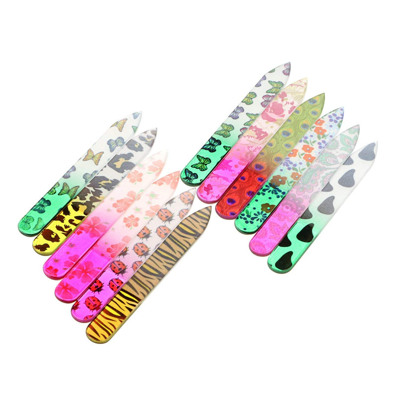 Baisidai 5 Pack of Pattern Mini Crystal Glass Nail Art Files - BeesActive Australia