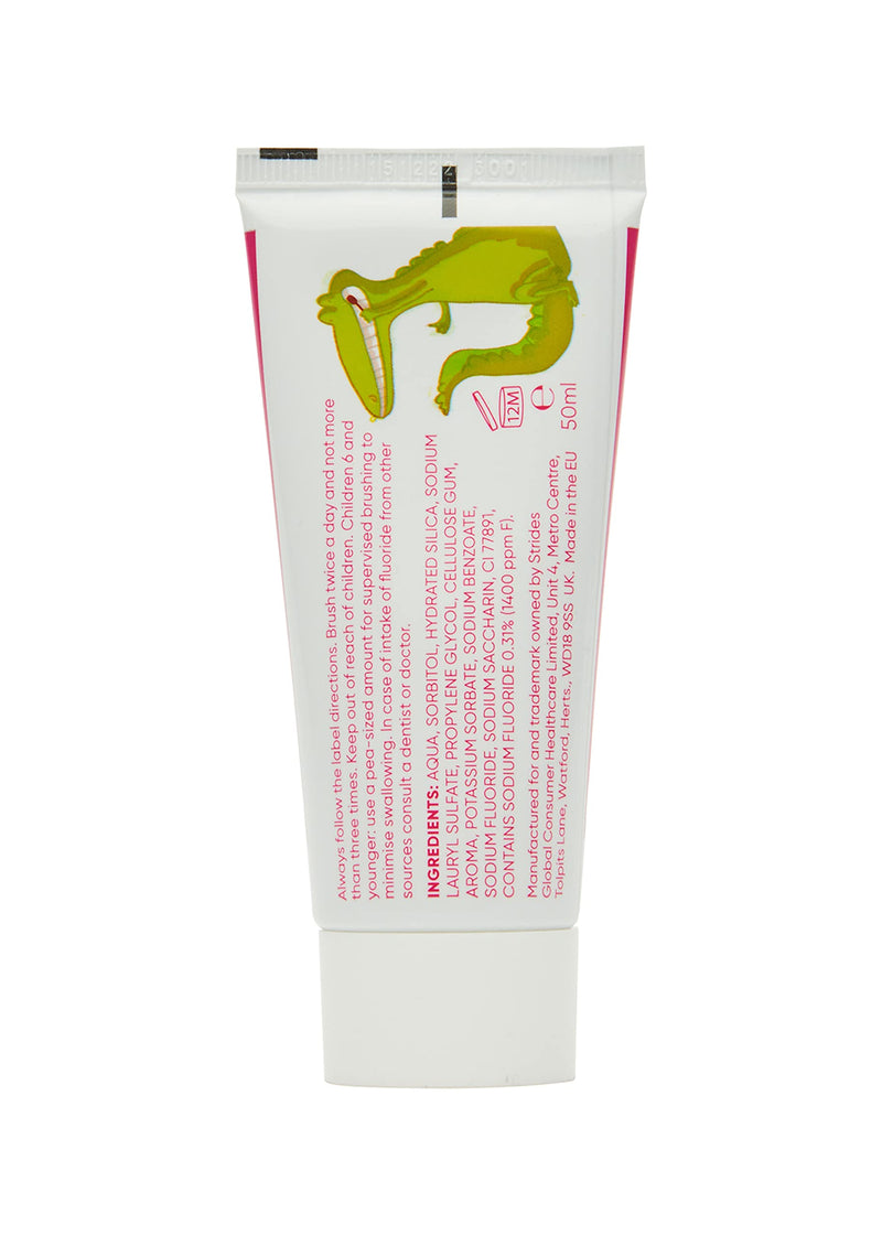 Punch & Judy - Fun Bubblegum Flavour Toothpaste, Fluoride 1,400 ppm, 3+ Years, Sugar Free, 50ml 79 g (Pack of 1) - BeesActive Australia