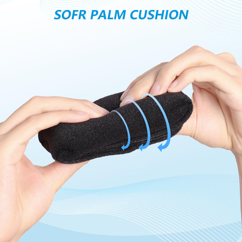 Joingood Palm Grip Palm Protector for Hand Contracture Finger Contracture Cushion for Rehabilitation Stroke Hemiplegic Arthritis Skin Breakdown Comfortable Contracture Prevention Pad for Patient Rehab - BeesActive Australia