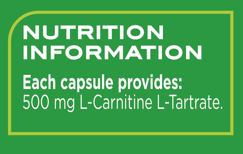 Reflex Nutrition L-Carnitine 500mg Capsules Supplement (100Caps) - BeesActive Australia