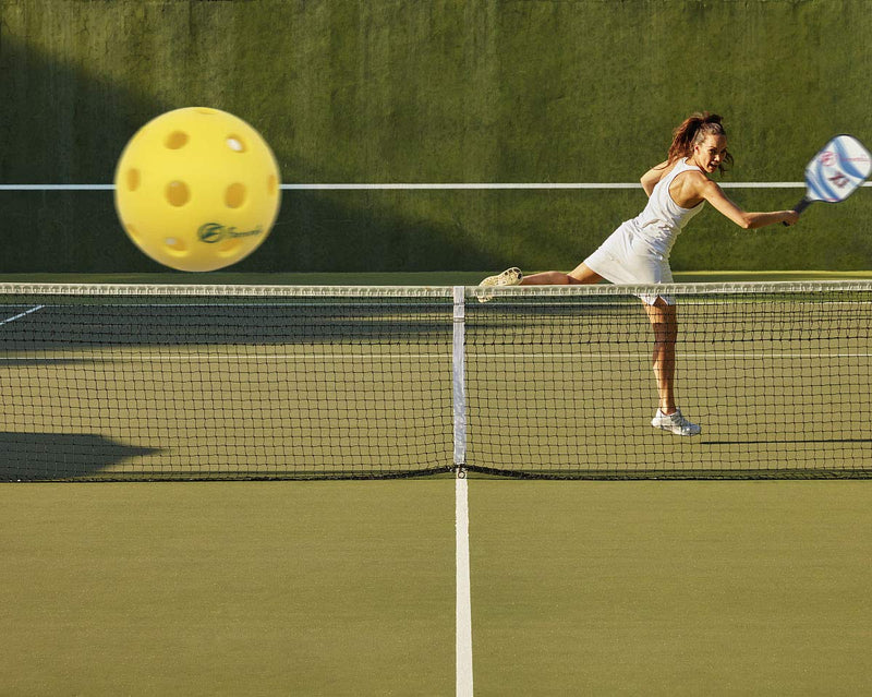 Pickleball Balls Farcunaly X1 40 Holes and X1 26 Holes, Durable Ball with Nice Bounce, Special Design for Outdoor and Indoor Courts (4 &8 Packs Available)- Bright Yellow 2 four packages - BeesActive Australia