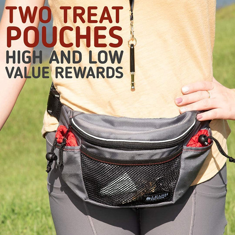 Leashboss PackUp Pouch and Trainer Pack - Dog Walking and Training Fanny Packs with Poop Bag Dispensers - BeesActive Australia