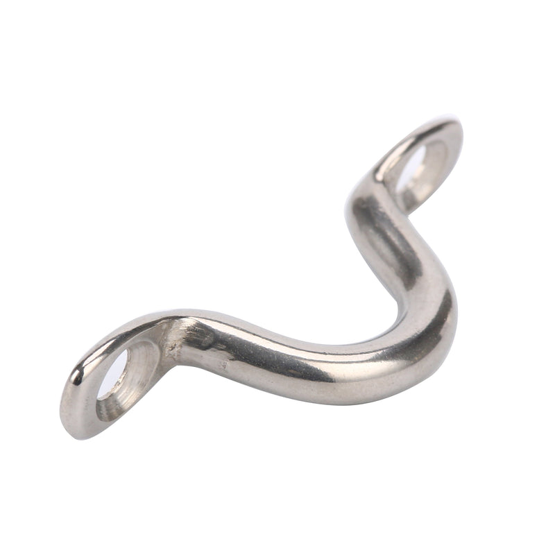 [AUSTRALIA] - Amarine Made Pack of 10 Stainless Steel Bimini Boat Top PAD Eye, Eye Straps, Tie Down, Kayak Deck Loops, Tie Down Anchor Point, footman's Loop for Kayak Canoe Rigging 