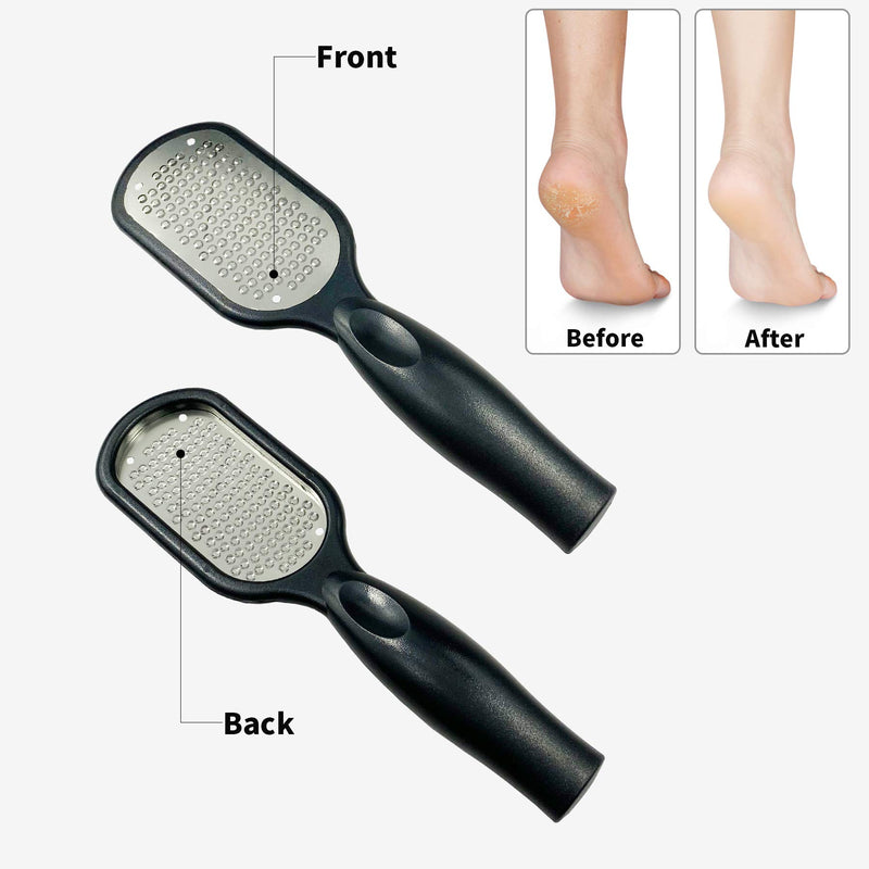 Foot Rasp Foot File Foot Grater, Can be Used on Both Wet and Dry Feet, Professional Foot Care Pedicure Metal Surface Tool to Remove Hard Skin, for Extra Smooth and Beauty Foot - BeesActive Australia