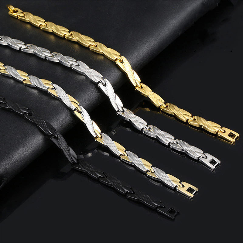 WDYY Elegant Therapy Fit Plus Bracelet, Slimming Weight Loss Anti-fatigue Bracelet for Men Women (Silver) - BeesActive Australia