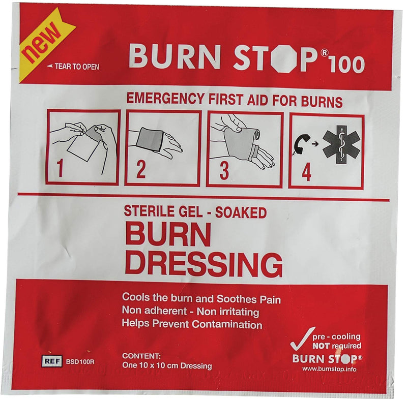 VSafety Evolution Burn Stop Burns First Aid Kit, Small - Fully Stocked Safety Sign - BeesActive Australia