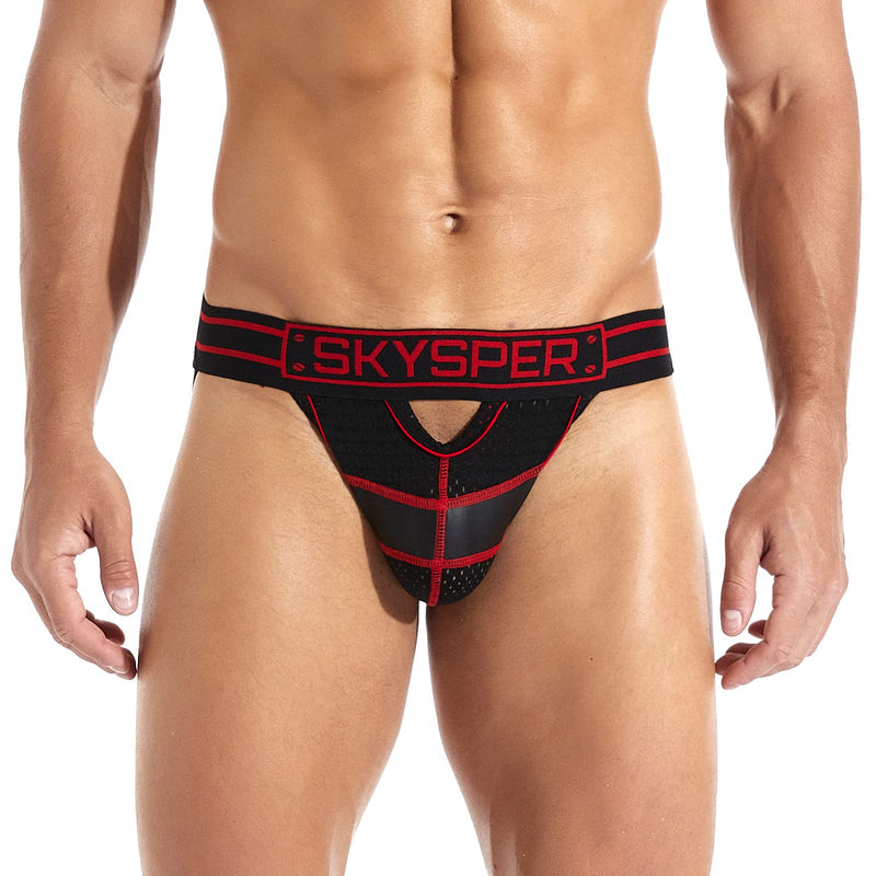 SKYSPER Jockstrap Athletic Supporters for Men Jock Strap Male Underwear Sg30-red Medium - BeesActive Australia