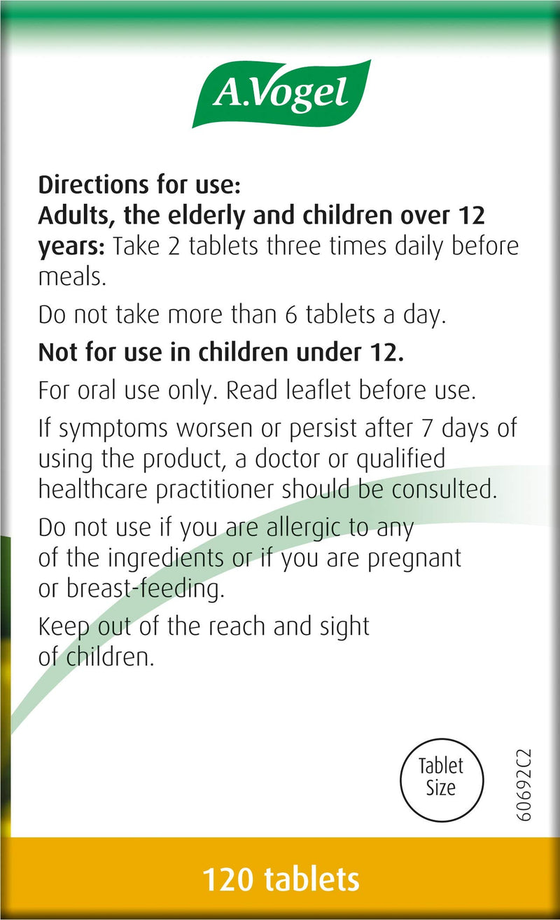 A.Vogel Pollinosan Hayfever Tablets | Non Drowsy | Hayfever Relief - Itchy Eyes, Nose & Throat | 120 Tablets - BeesActive Australia