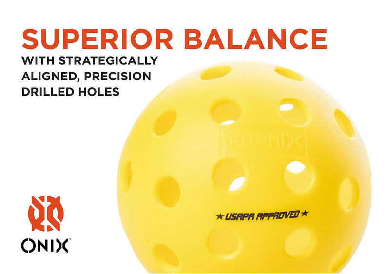 Onix Fuse G2 Outdoor Pickleball - Official Ball of PPA and APP Tours Fuse G2 - 6 Pack - BeesActive Australia