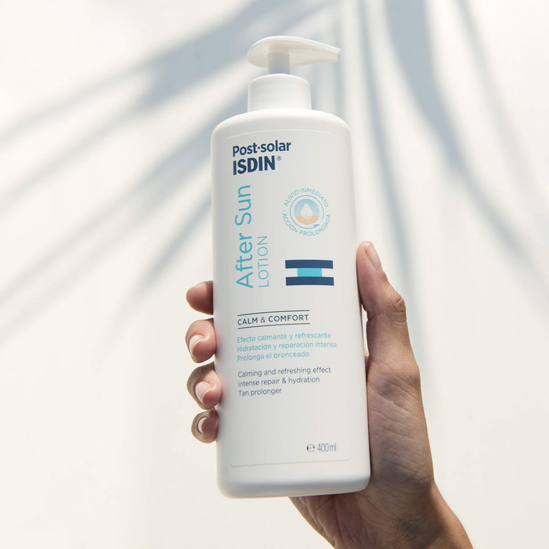 ISDIN Post-solar After Sun Lotion 400ml | Calming and cooling effect | Intense hydration and repair - BeesActive Australia