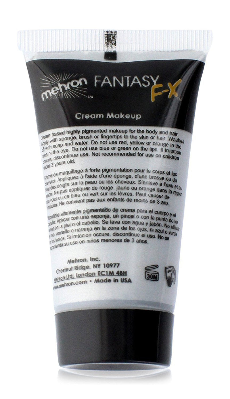 Mehron Makeup Fantasy F/X Water Based Face & Body Paint Black and White Face Paint Bundle - BeesActive Australia