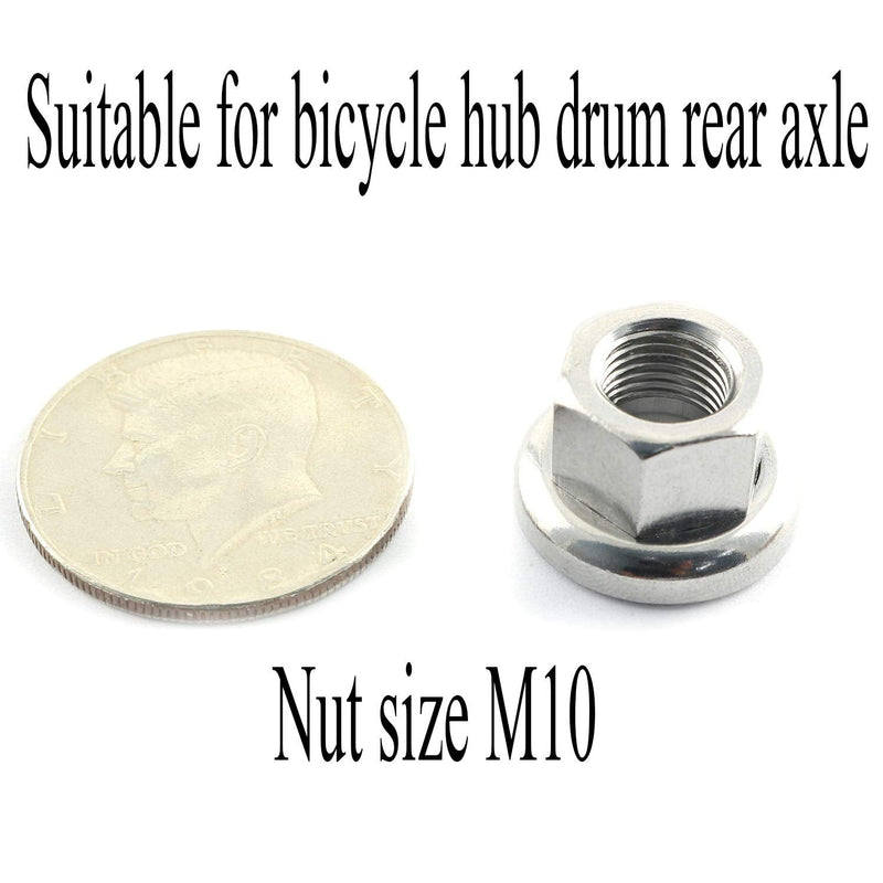 Pro Bamboo Kitchen Track Nut 2PCS Bicycle Bike Wheel Hub Axle Nuts Bicycle Accessories 7075 Aluminum Alloy Screw M9 - BeesActive Australia