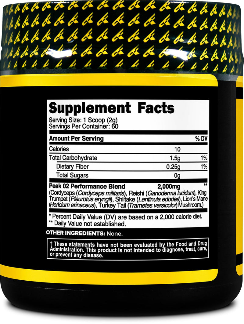 PrimaForce Peak O2 Workout Supplement, 120 grams - Proprietary Blend, Non-GMO, Vegan and Gluten Free - BeesActive Australia