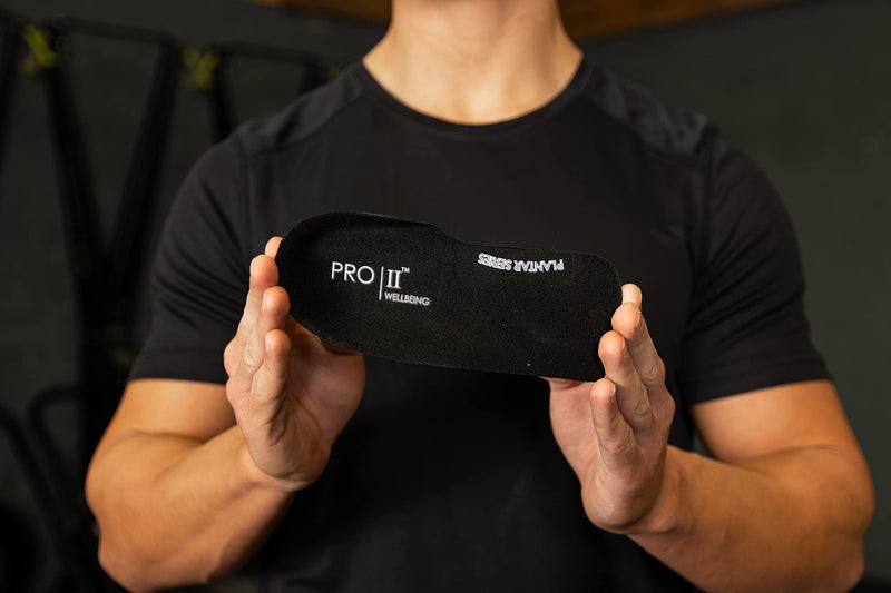 PRO 11 WELLBEING 1 Pair of Slim Fit 3/4 Orthotic Insoles with Heel Pad for Plantar Fasciitis (9/10.5 UK, Black) 9/10.5 UK - BeesActive Australia