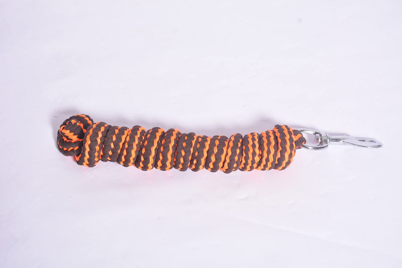 Lead Rope- Cotton(Black/Orange) - BeesActive Australia