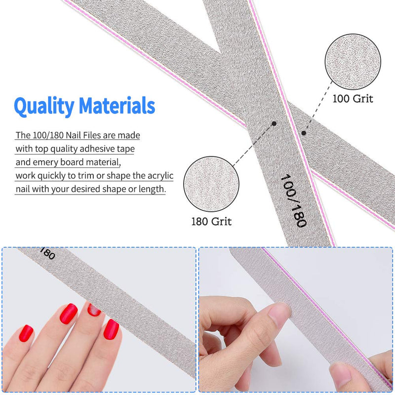 Nail Buffers Blocks, TsMADDTs 13pcs Nail Files and Buffers Sanding Buffer for Acrylic nails 3 Way Buffing File 60 60 100 Grit with Brush Pedicure Manicure Tool - BeesActive Australia