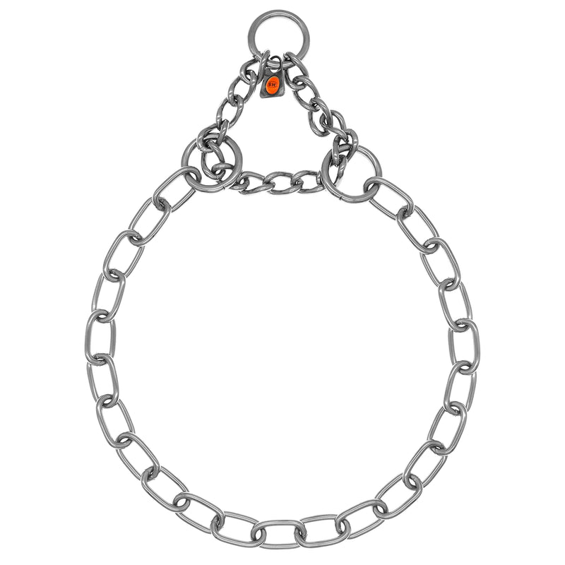 Herm Sprenger Stainless Steel Fur Saver Dog Collar Medium Link Professional Training Collar Assembly Chain Correction Slip Chain for Medium Large Dogs Made in Germany (16in (40cm)) 16in (40cm) - BeesActive Australia