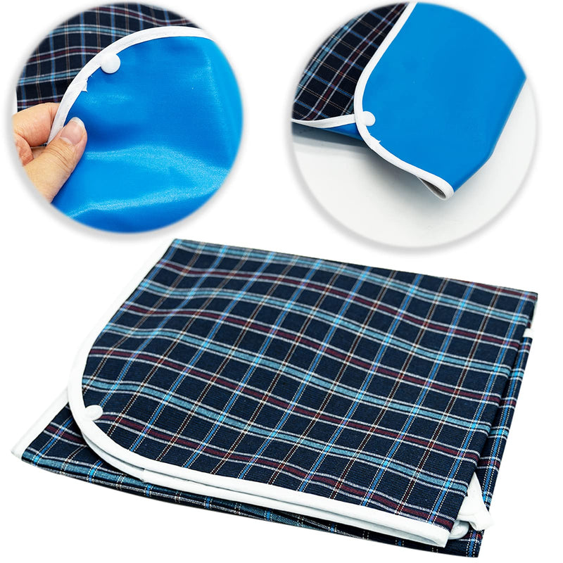 Adult Bibs Waterproof Eldly Bib Adult Washable Dining Bibs Mealtime Bib Clothing Protector for Elderly Men Women - BeesActive Australia