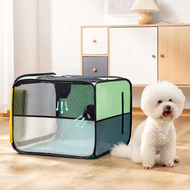 Shinecom Pet Drying Box Portable Foldable Pet Dry Room Pet Hair Dryer Clean Grooming House Dryer Cage for Cats/Dogs - BeesActive Australia
