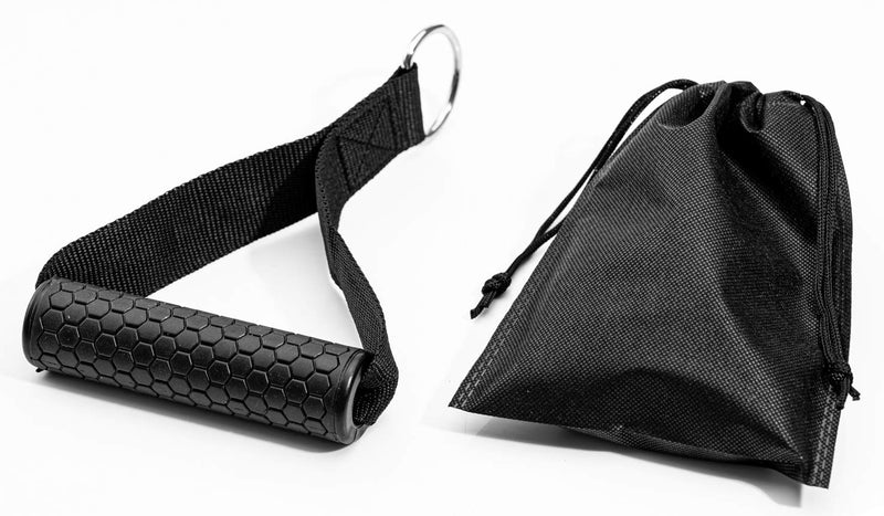 AIKESIWAY Exercise Cable Handles,Cable Machine Attachment Handles,Cable Handles Compatible with Cable Machines,Super Strong Nylon Webbing for Resistance Training(1 Pairs) - BeesActive Australia