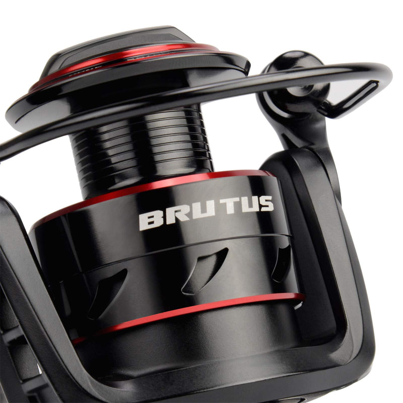 [AUSTRALIA] - KastKing Brutus Spinning Reel, Freshwater Spinning Fishing Reels, Graphite Frame, CNC Aluminum Spool, 5.0:1 Gear Ratio, 4+1 Ball Bearings. 2000 