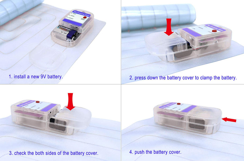 Electric Mat for Dogs Cats Pet Training Deterrent Shock Mat Pad 60 x 12 inch - BeesActive Australia