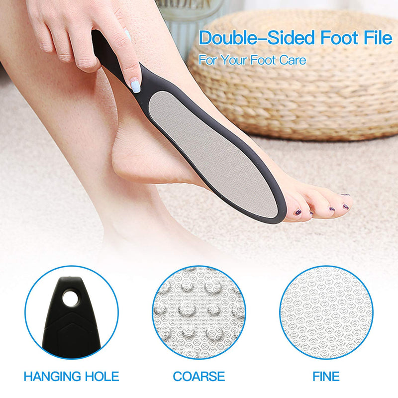 Professional Pedicure Kit Foot File Set 14 in 1, MORCART Foot Care Tools Double Side Files Scraper Rasp Foot Peel Callus Dead Skin Remover for Women Men Salon Kit Effectively at Home - BeesActive Australia